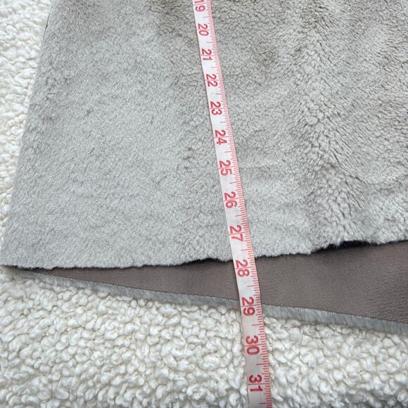 Chico's Faux Suede Brown Beige Patchwork Vest Size 2 - Picture 11 of 11